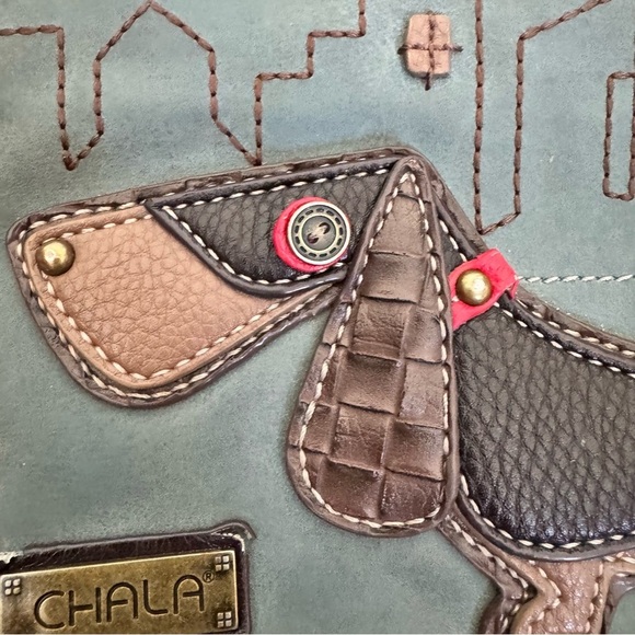 Chala Wiener Dachshund Dog In The City Mini Wristlet - Picture 3 of 5